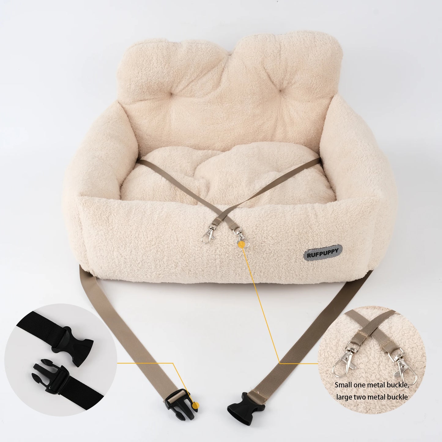Portable Dog Car Seat - Safe and Comfortable