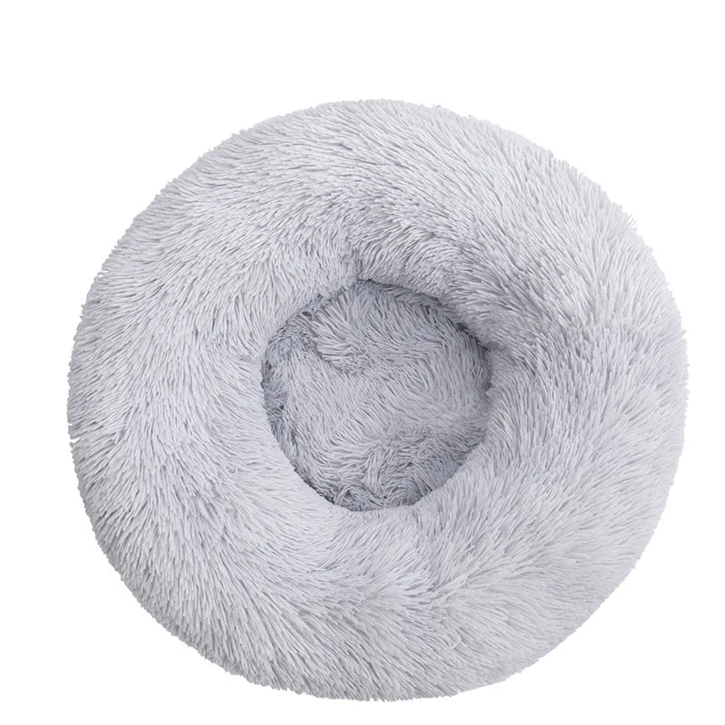 40-110cm Round Pet Bed for Warm Sleeping