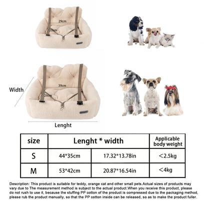 Portable Dog Car Seat - Safe and Comfortable